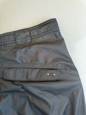Oakley Men's Black Technical Cargo Rain Pants